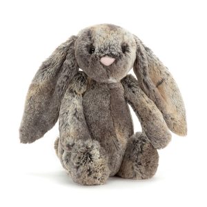 Haschen Schnuck Bleibt Wach Buch & Bashful Cottontail Bunny Medium